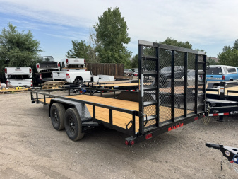 New 2026 Load Trail 7-16 Tandem Axle Ramp Gate Utility 7K GVWR