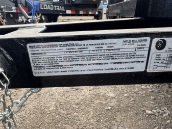 New 2026 Load Trail 7-16 Tandem Axle Ramp Gate Utility 7K GVWR