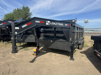 New 2025 Load Trail 7-14-4H Telescopic Gooseneck Dump Trailer W/ Hydraulic Jacks7-14 Gooseneck Dump W/ Hydradulic Jacks