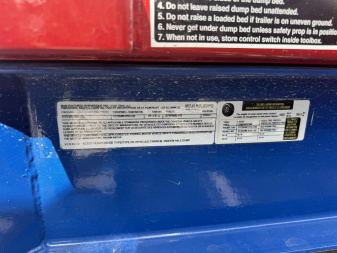 New 2025 Load Trail 7-14 Dump 7K Axles