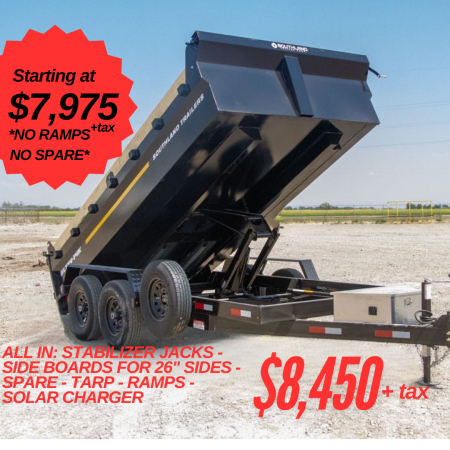 New 2026 Southland Trailers 7-14 Dump 7K Axles
