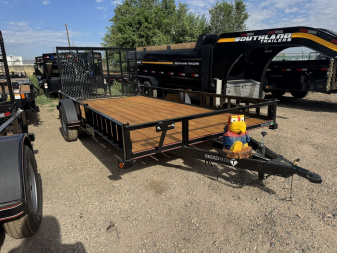 New 2026 Diamond T 7-14 Ramp Gate Utility W/ ATV Ramps 3K GVWR