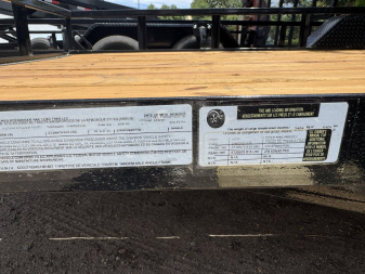 New 2025 Load Trail 7-16 Tandem Axle Ramp Gate Utility 7K GVWR