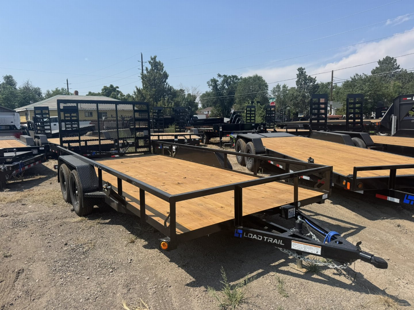 New 2025 Load Trail 7-16 Tandem Axle Ramp Gate Utility 7K GVWR