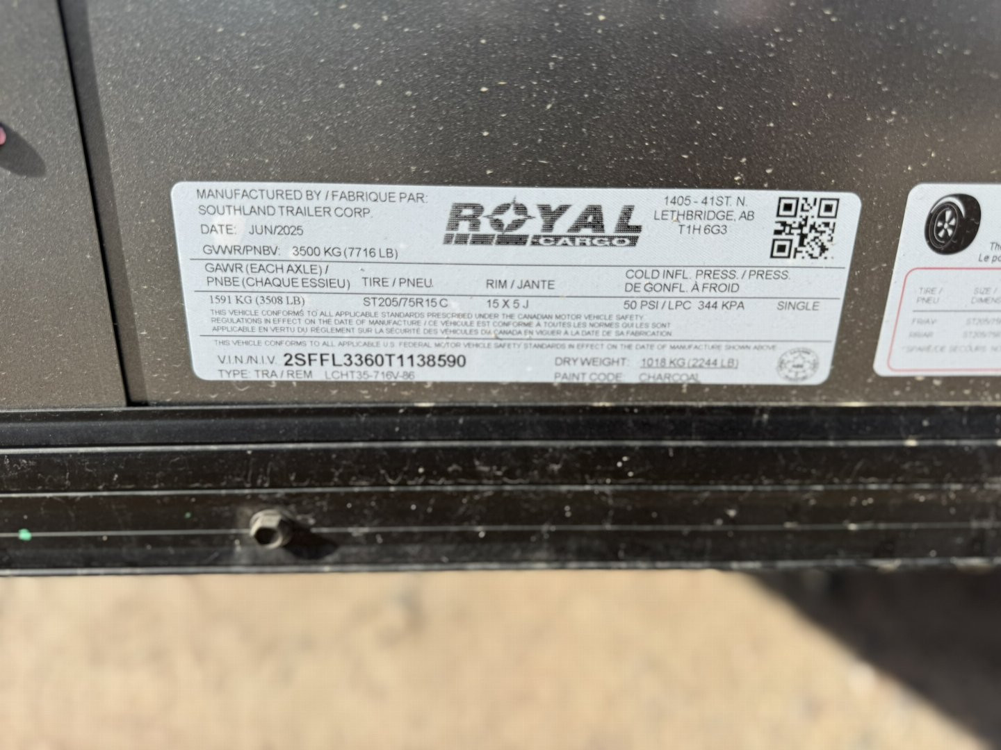 New 2026 Southland Trailers 7-14-1.5V Enclosed Black Out Package