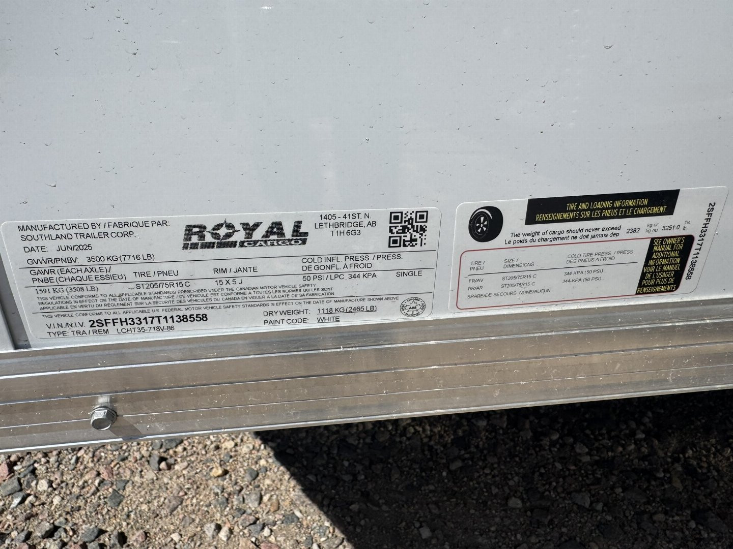 New 2026 Southland Trailers 7-16-1.5V Enclosed