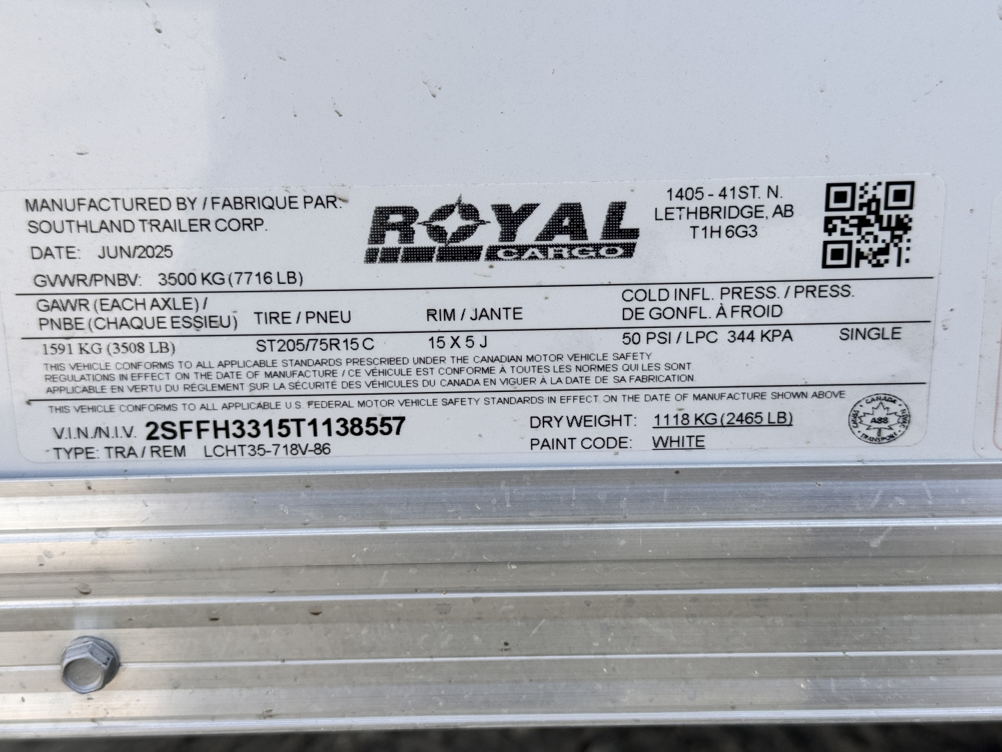 New 2026 Southland Trailers 7-16-1.5V Enclosed