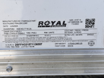 New 2026 Southland Trailers 7-16-1.5V Enclosed