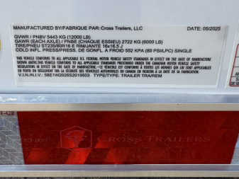 New 2025 Cross Trailers 8.5-20-1V Enclosed