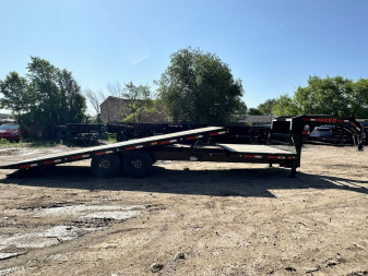 Used 2023 MXYT 8.5-26 TILT Deckover Gooseneck Equipment Hauler