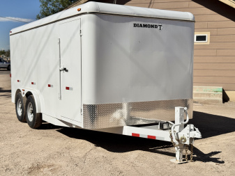 New 2025 Diamond T 8-16 Enclosed Contractor Trailer