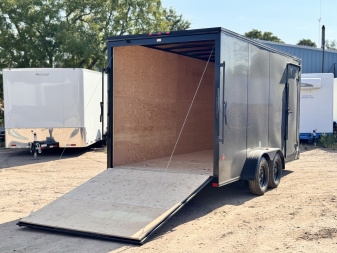 New 2026 Southland Trailers 7-16-1.5V Enclosed Black Out Package