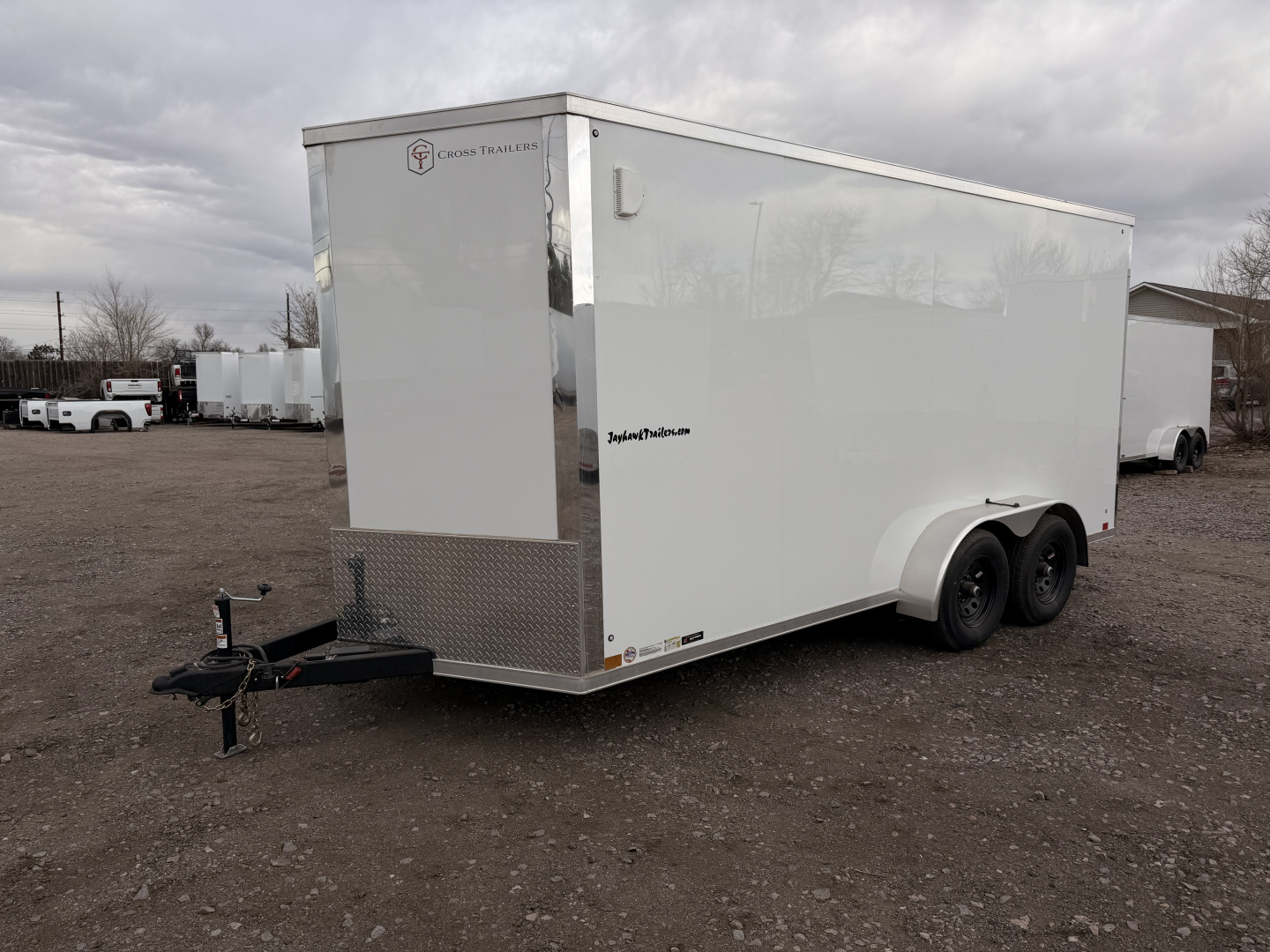 New 2025 Cross Trailers 7-16-1.5V Enclosed 10K ACP Panels