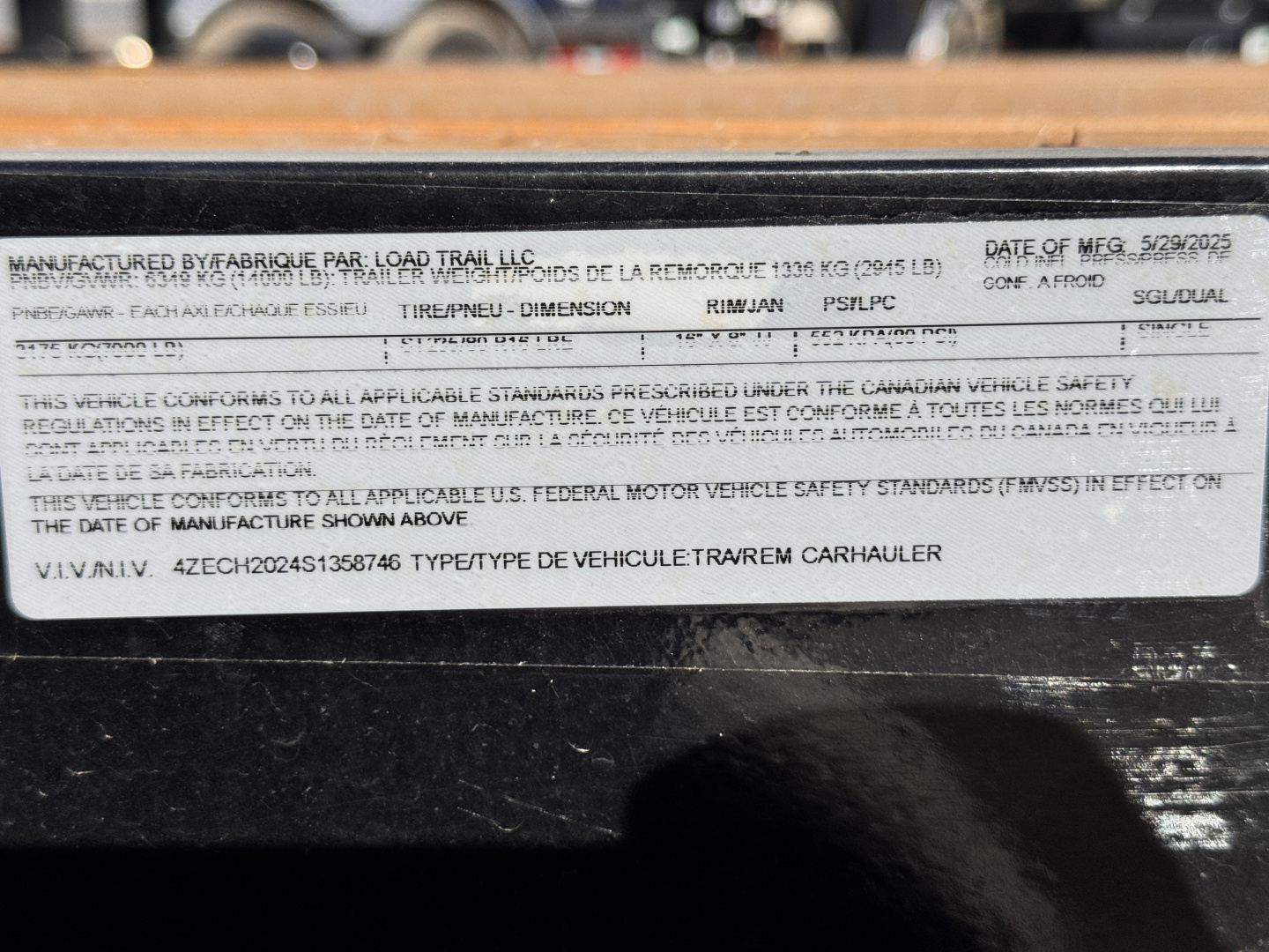 New 2025 Load Trail 7-HD20 Equipment Hauler 14K GVWR