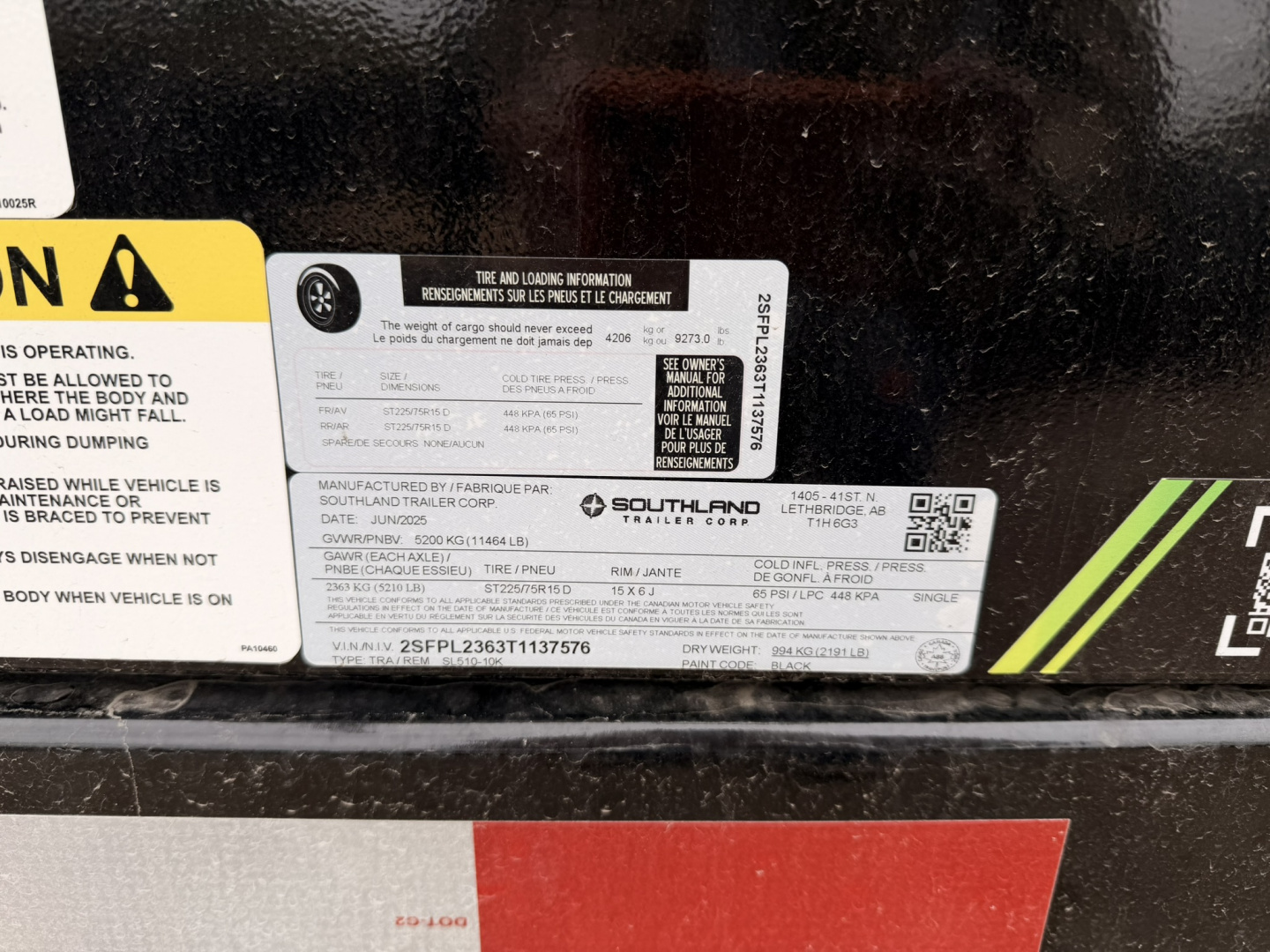 New 2026 Southland Trailers 5-10 Dump 5.2K Axles