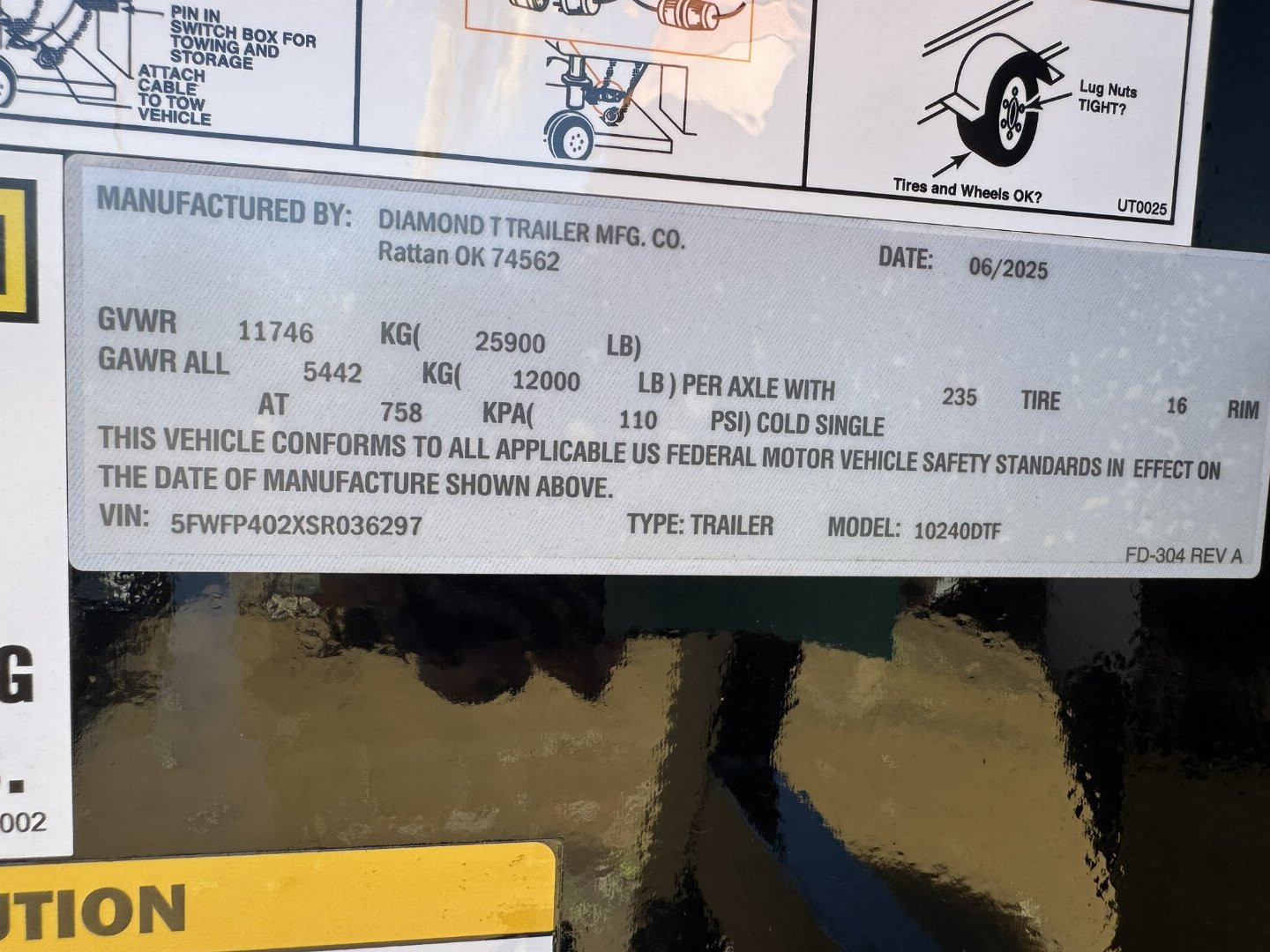 New 2025 Diamond T 8.5-40 Tandem Dual Gooseneck W/ 12K Axles