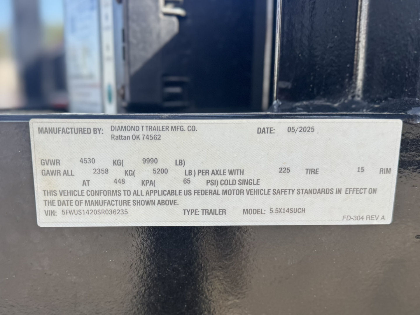 New 2025 Diamond T 5.5-14 Tandem Axle Utility W/ Heavy Duty Ramps 10K GVWR