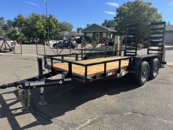 New 2025 Diamond T 5.5-14 Tandem Axle Utility W/ Heavy Duty Ramps 10K GVWR