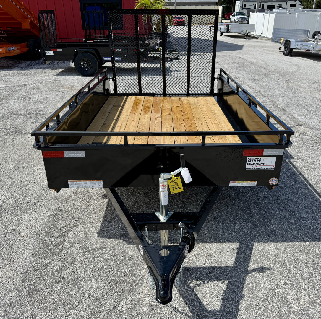 New 2026 Sure-Trac 6x10 Steel High Side 3K Utility Trailer