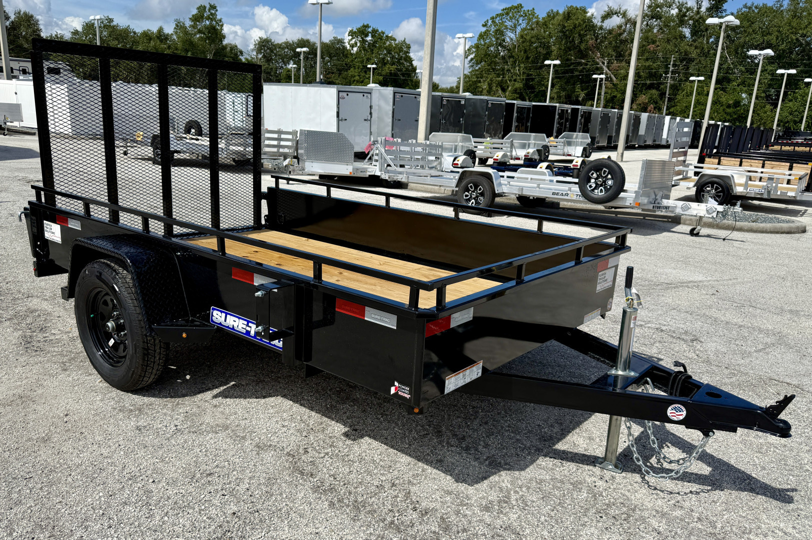 New 2026 Sure-Trac 6x10 Steel High Side 3K Utility Trailer