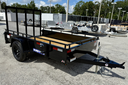 New 2026 Sure-Trac 6x10 Steel High Side 3K Utility Trailer