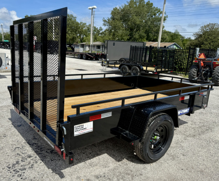 New 2026 Sure-Trac 6x10 Steel High Side 3K Utility Trailer