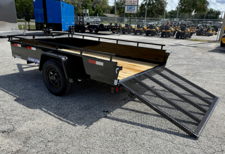 New 2026 Sure-Trac 6x10 Steel High Side 3K Utility Trailer