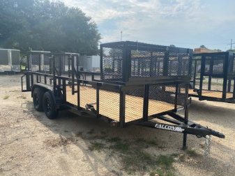 New 2025 Falcon Trailers 6.05 x 16 TA 2' MS Landscape Trailer
