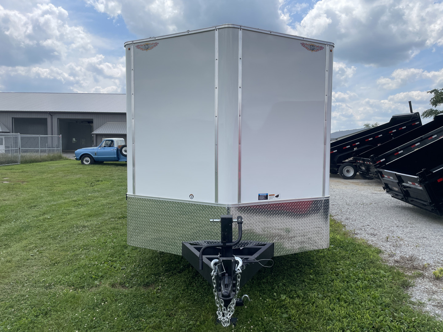 New 2025 H&H Trailers 8x20 HH Series Flat Top V-Nose 14k Rated