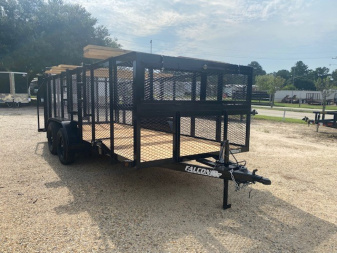New 2025 Falcon Trailers 6.05 x 16 TA 4' MS Landscape Trailer