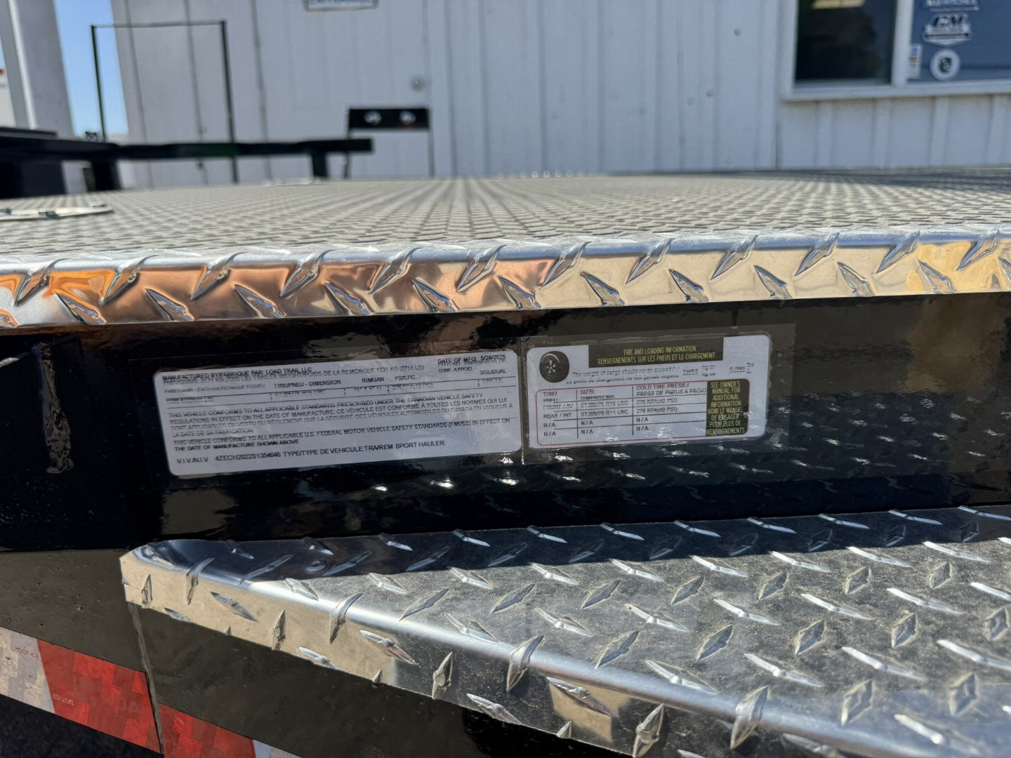 New 2025 Load Trail 7-20 Steel Floor Step Deck Car Hauler 7K GVWR