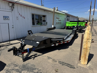 New 2025 Load Trail 7-20 Steel Floor Step Deck Car Hauler 7K GVWR