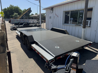 New 2025 Load Trail 7-20 Steel Floor Step Deck Car Hauler 7K GVWR