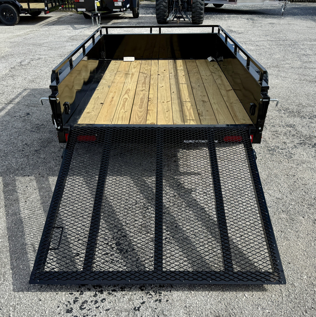 New 2026 Sure-Trac 5x8 Steel High Side 3K Utility Trailer
