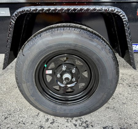 New 2026 Sure-Trac 5x8 Steel High Side 3K Utility Trailer