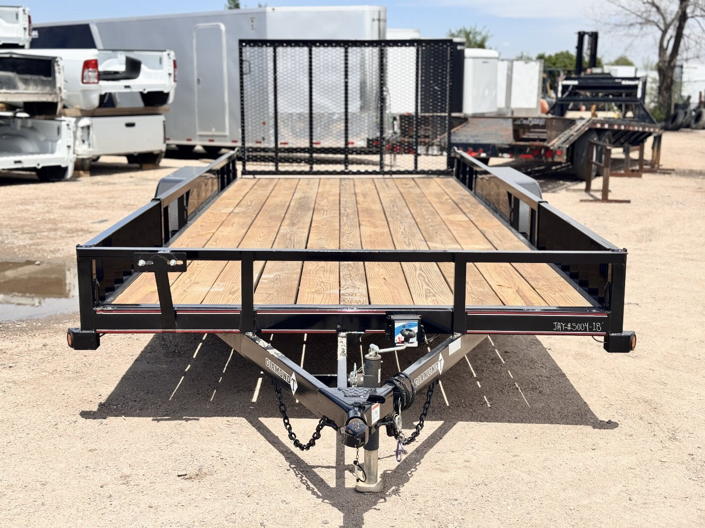 New 2025 Diamond T 7-18ATVRampGateUtilityTA Flatbed Trailer