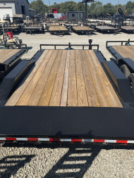 New 2026 PJ TRAILER CAR HAULER B5182 BUGGY HAULER 83X18 TA DOVETAIL W/ SLIDE IN RAMPS (GVW:9899) BLACK