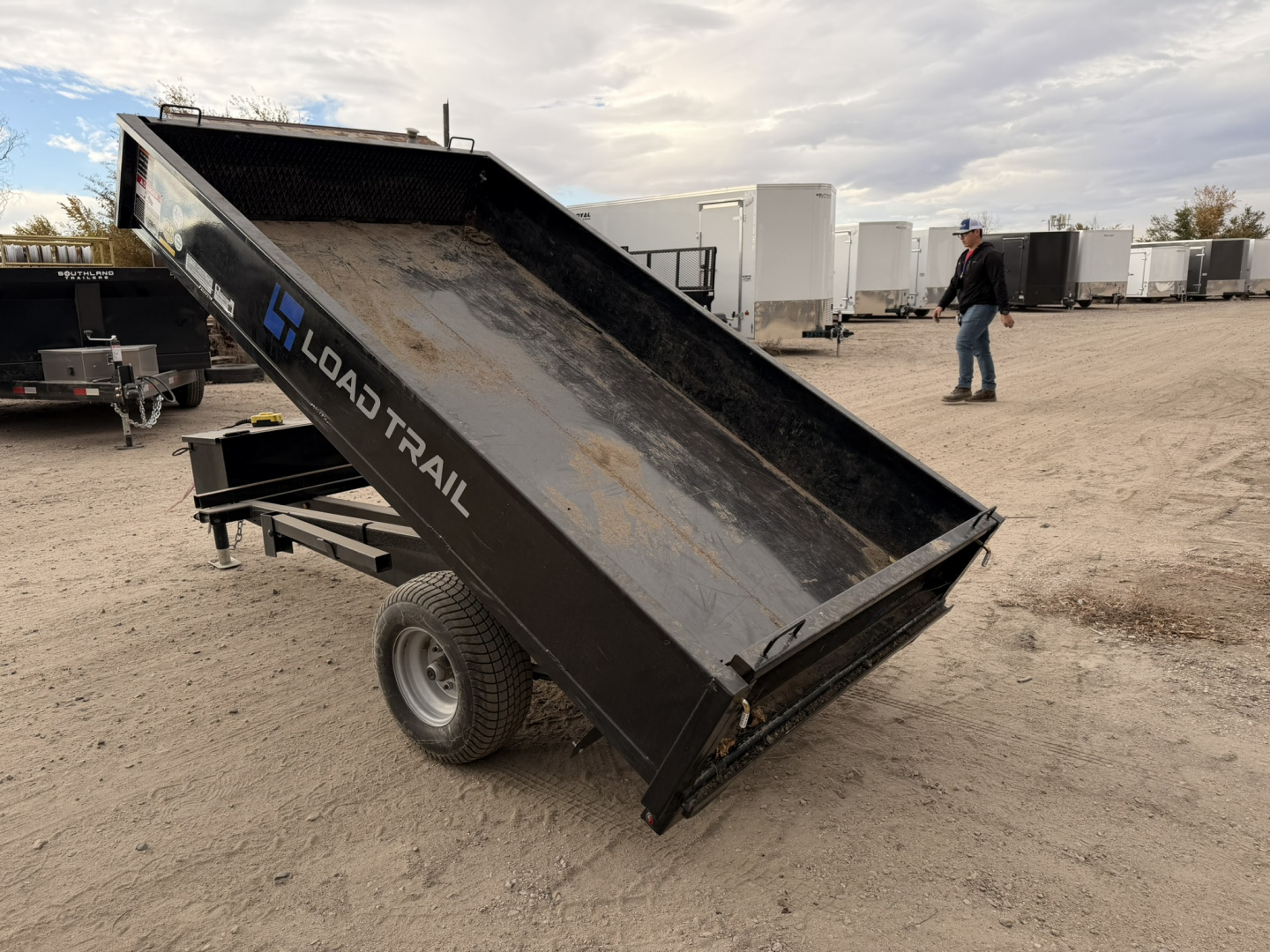 New 2024 Load Trail 4.5-8 Dump 3K Axle