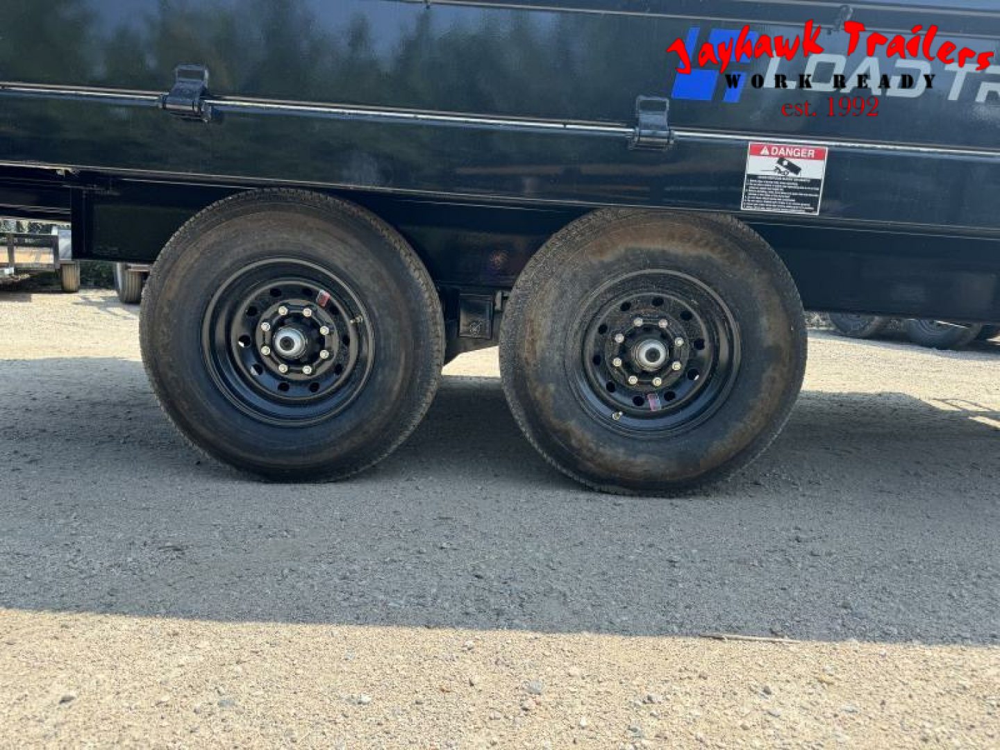 New 2025 Load Trail 8-14 Deckover Dump W/ Fold Down Sides 7K Axles