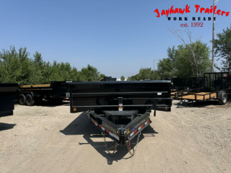 New 2025 Load Trail 8-14 Deckover Dump W/ Fold Down Sides 7K Axles