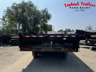 New 2025 Load Trail 8-14 Deckover Dump W/ Fold Down Sides 7K Axles