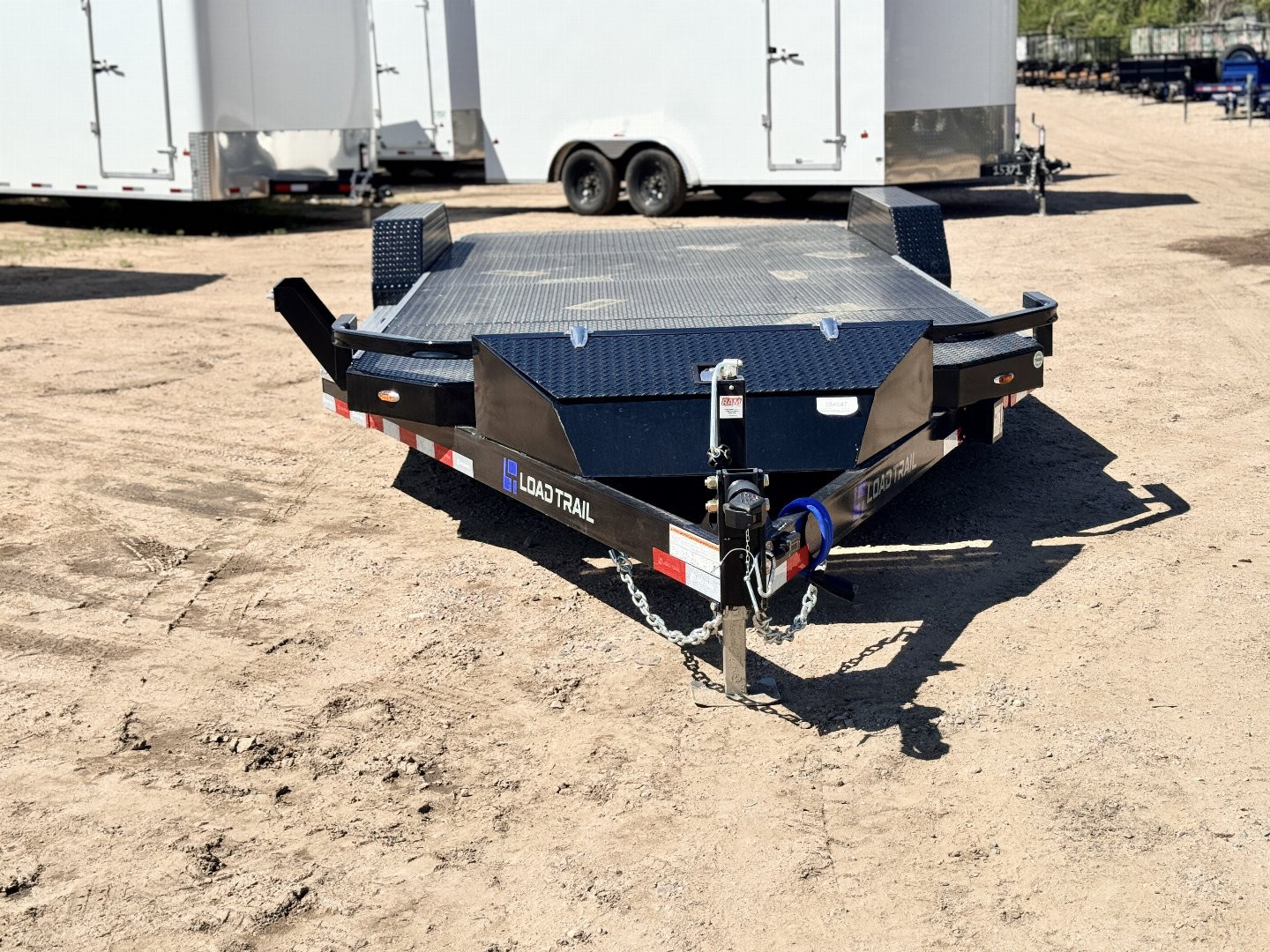 New 2025 Load Trail 7-20 Steel Floor Step Deck Car Hauler 7K GVWR