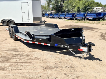 New 2025 Load Trail 7-20 Steel Floor Step Deck Car Hauler 7K GVWR