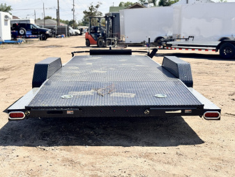 New 2025 Load Trail 7-20 Steel Floor Step Deck Car Hauler 7K GVWR