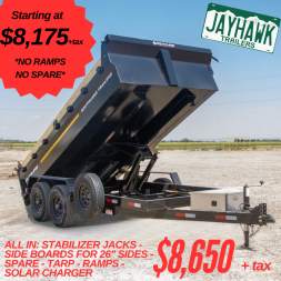 New 2026 Southland Trailers 7-14 Dump 7K Axles SHIPPING DAMAGE