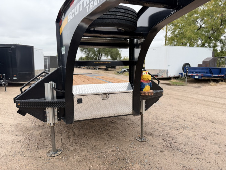 New 2026 Southland Trailers 8.5-28 Engineered Beam Gooseneck W/ Max Ramps 38K GVWR