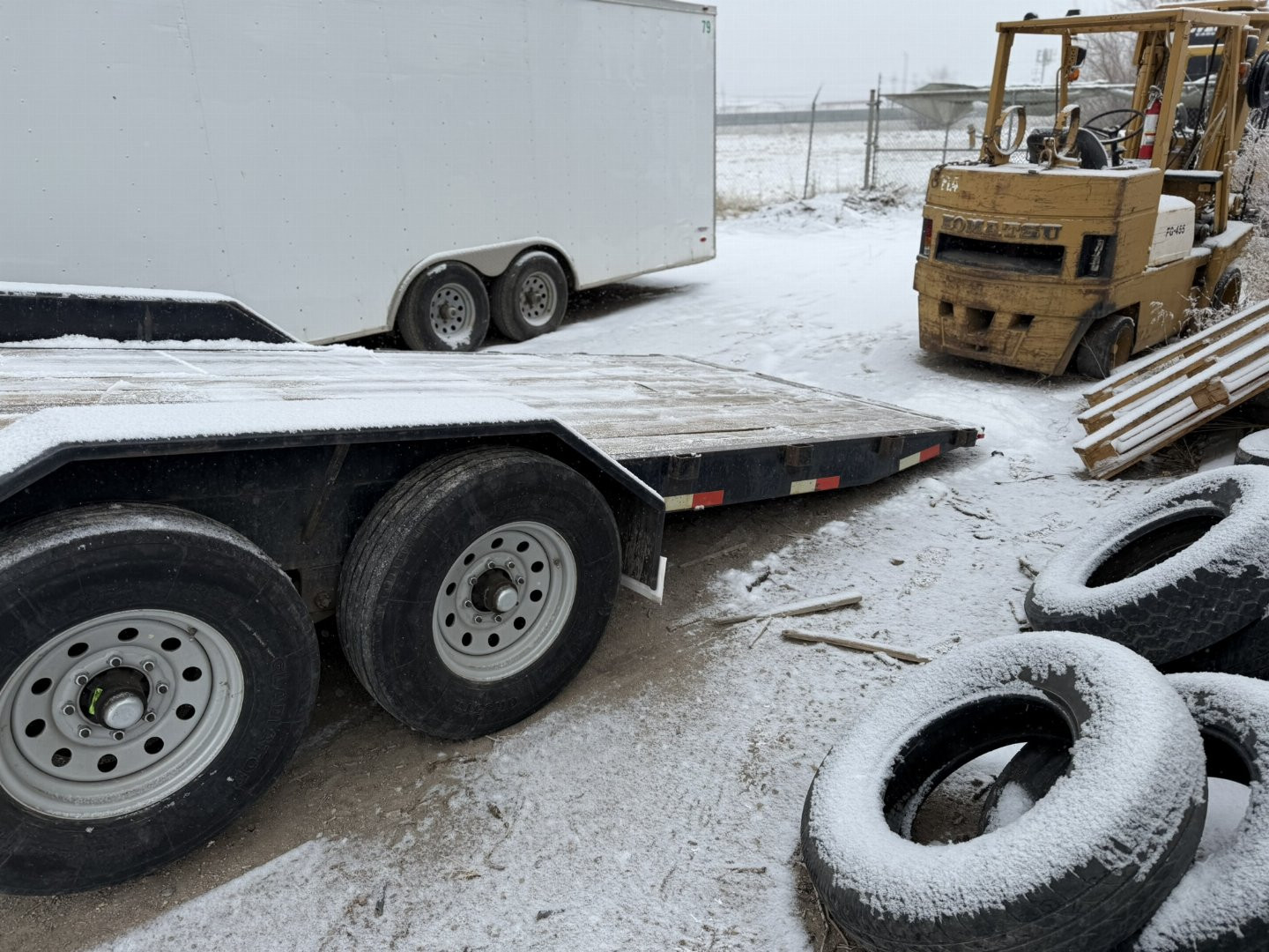 Used 2008 H&H Trailers 7-HD24GooseneckTILT