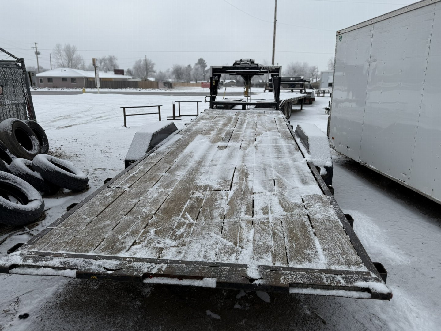 Used 2008 H&H Trailers 7-HD24GooseneckTILT