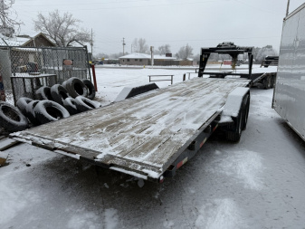 Used 2008 H&H Trailers 7-HD24GooseneckTILT