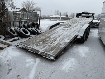 Used 2008 H&H Trailers 7-HD24GooseneckTILT